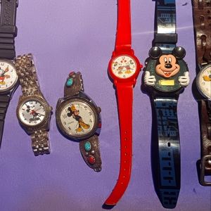 Collection of mickey mouse watches